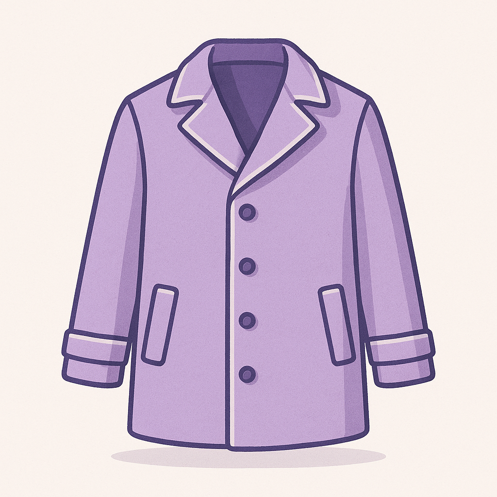 Abrigo hombre Corto solo lavado